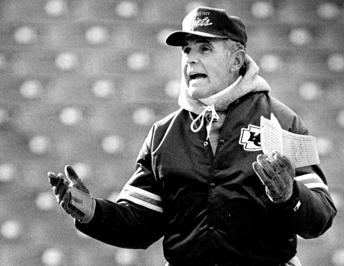 Frank Gansz served as the head coach for the Kansas City Chiefs from 1987 to 1988, compiling a record of 8–22–1.