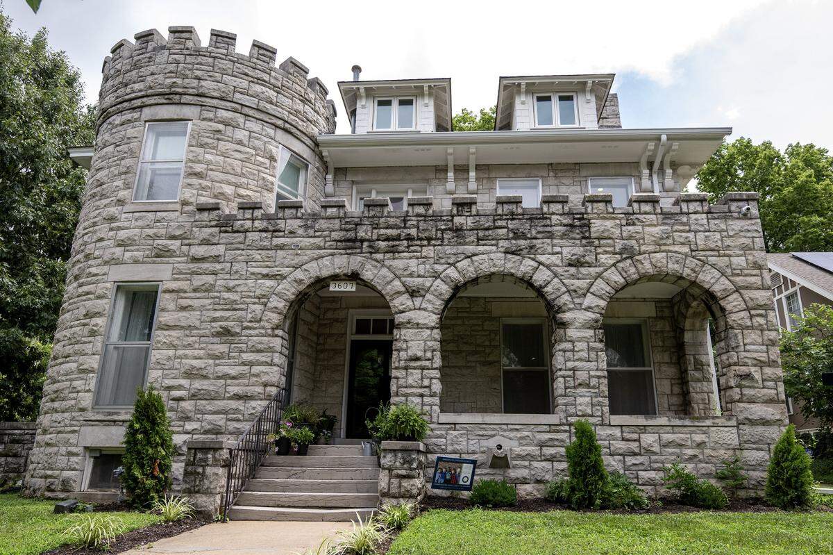 The historic Valentine Castle at 3607 Pennsylvania Ave. is for sale in Kansas City.