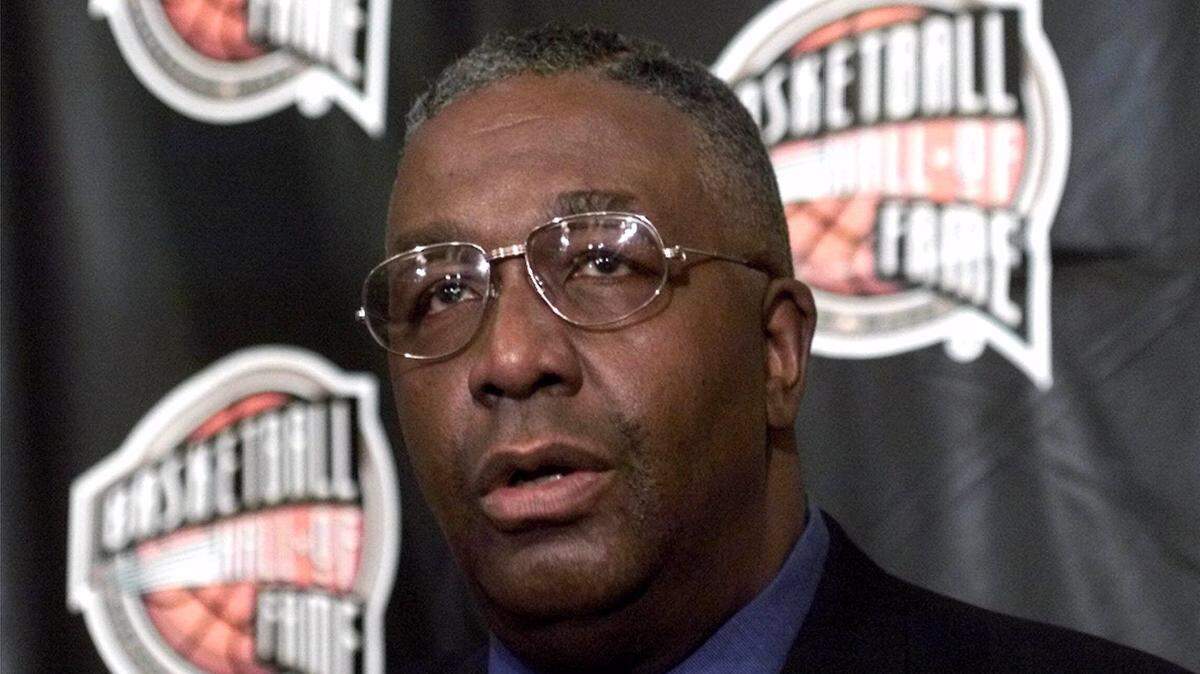 Former Georgetown University basketball coach John Thompson played a key role in the legacy of honoring hoops luminaries in Kansas City.