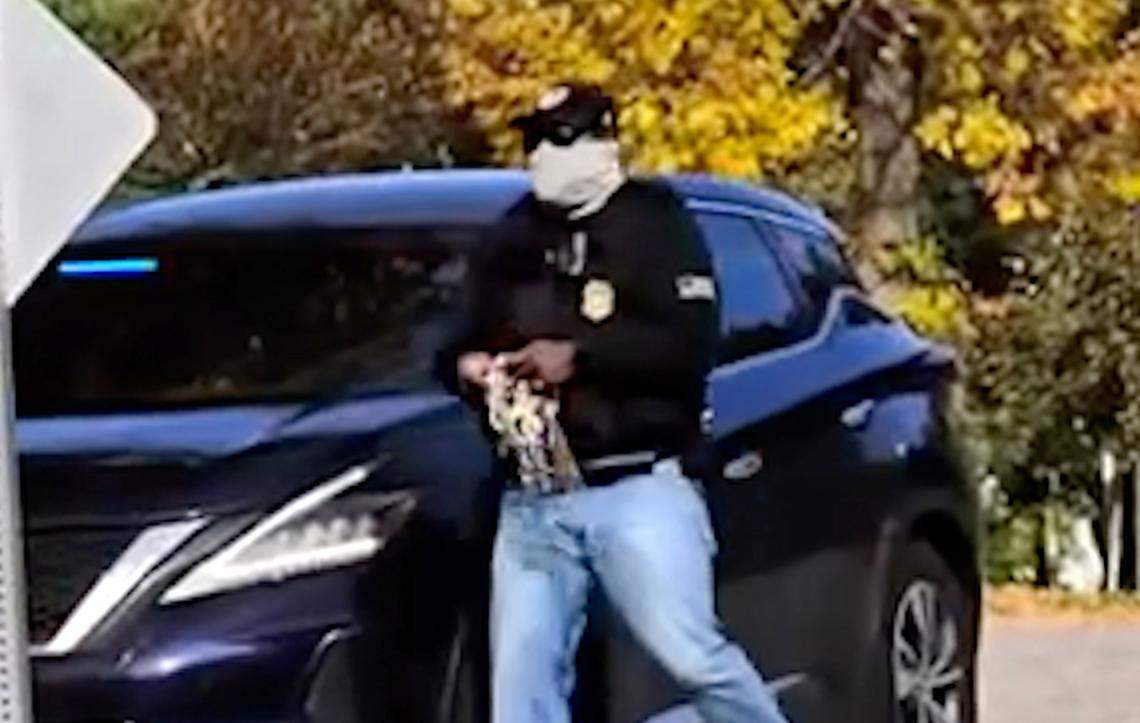 Video shows federal agents detaining and shackling Hispanic men in Lenexa, Kansas, on election morning on Tuesday, Nov. 4, sparking outrage over immigration and racial profiling.