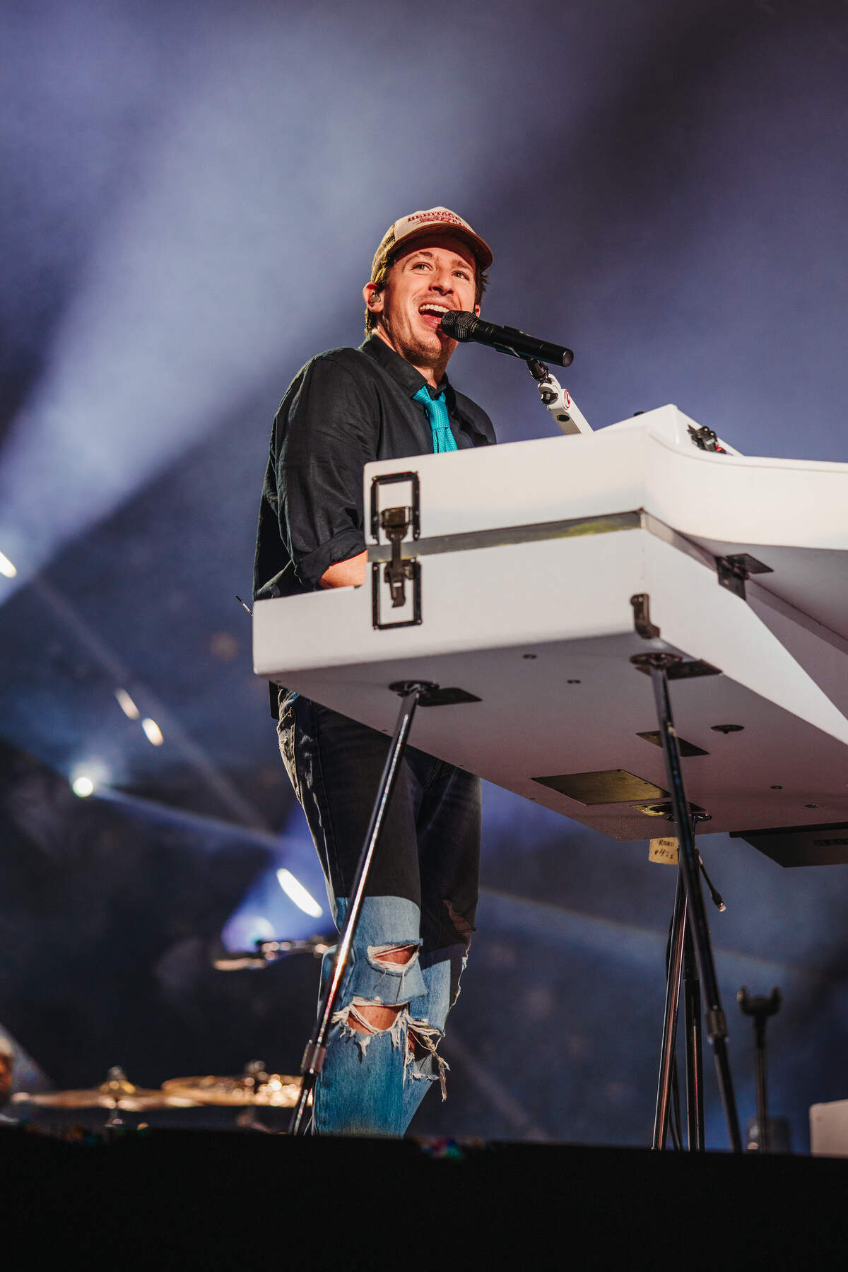 Pop singer Charlie Puth performs Wednesday, May 13, at Starlight Theatre in Kansas City. It was his first time in Kansas City since 2018.