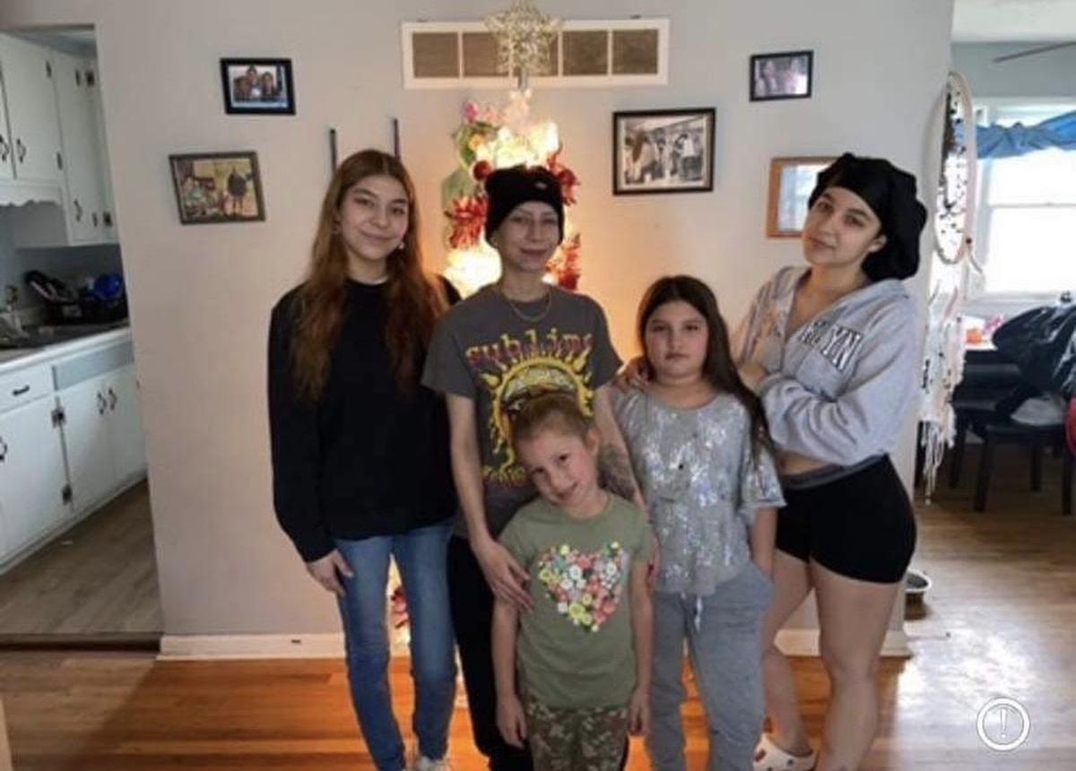 Brianna Higgins (right) was fatally shot last Friday in Olathe. Loved ones have gathered at her family’s home in Lawrence every day since she died to process the loss together.