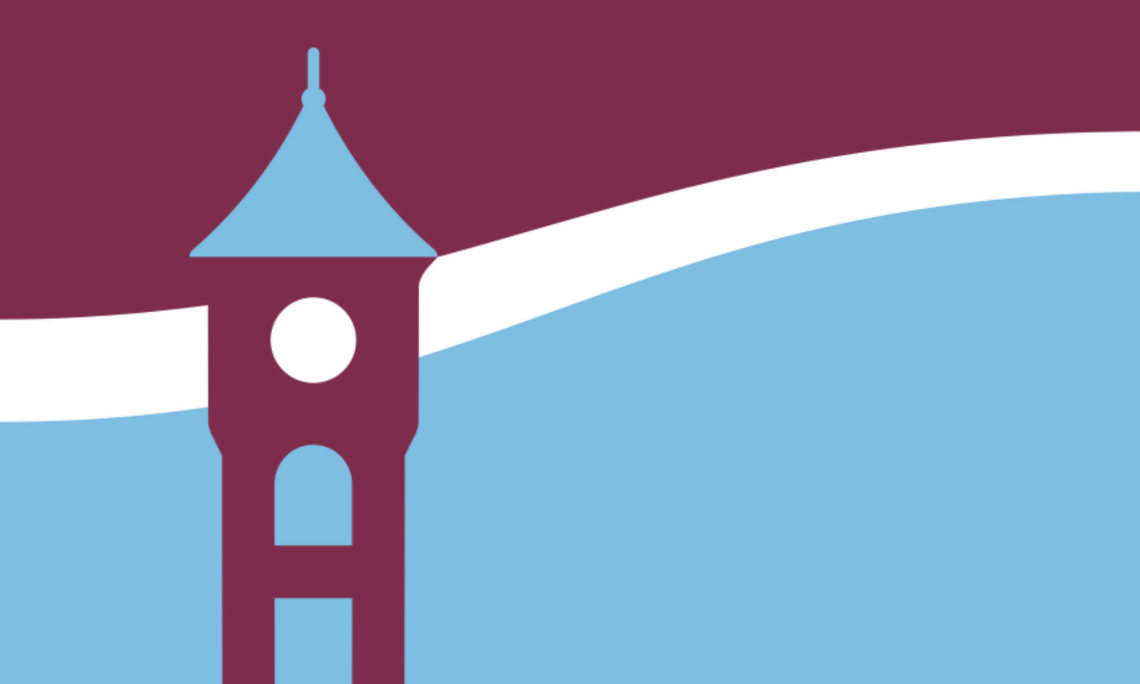 The clock tower design for Overland Park’s new flag.