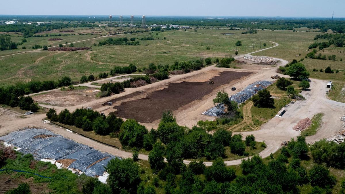 Panasonic plans to build a $4 billion, 4,000-employee factory in Kansas to make batteries for the rapidly growing electric vehicle market, Asian media reported Wednesday. Nikkei Asia reported that the Japanese electronics giant is planning to invest several billion dollars for an electric vehicle battery factory in Kansas. One area that the factory would likely be located is at the former Sunflower Ammunition plant in De Soto in Johnson County. On Wednesday afternoon, crews were cleaning up an area where administrative offices once stood. The four water towers and plant are at top.