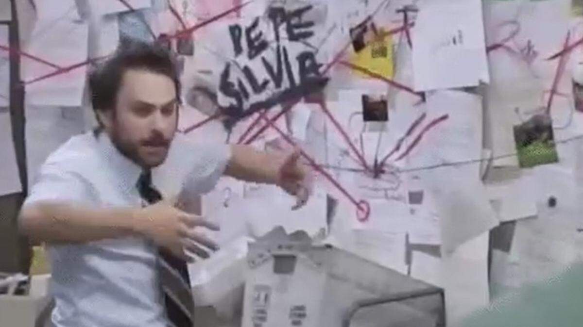Charlie Kelly has his conspiracy theory in “It’s Always Sunny In Philadelphia” that was just slightly more ludicrous that this Super Bowl logo one.