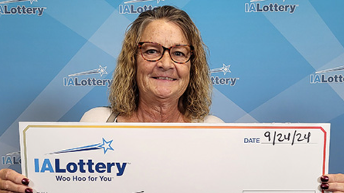 An Iowa woman plans to buy a motorcycle to honor her late husband with her lottery winnings.