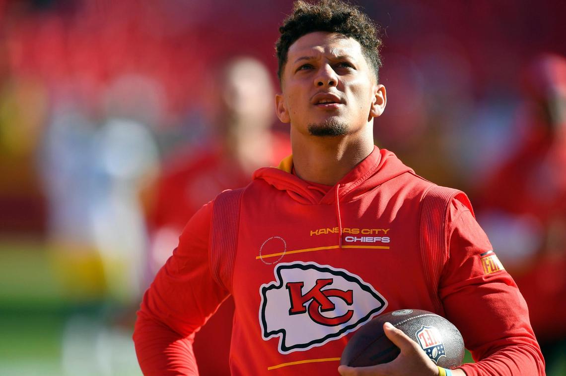 Chiefs quarterback Patrick Mahomes has had a tough first half of the season thanks to a high number of interceptions, though not all of those were entirely his fault.