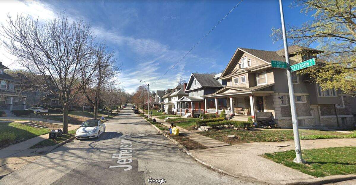 A man was found shot to death on the front steps of a home in the 3600 block of Jefferson Street in midtown Kansas City. Police said the man had an “interaction” with another person or person before the shots were fired. This Google Maps Street View image of the neighborhood is from 2019.