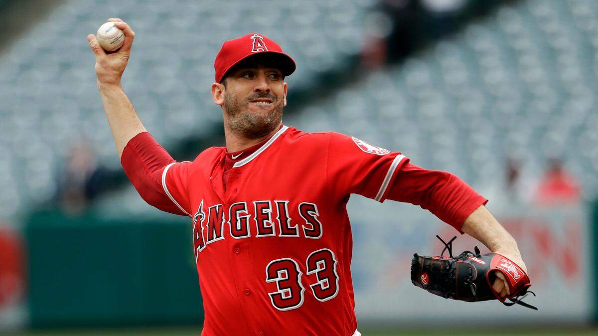 FILE - In this May 23, 2019, file photo, Los Angeles Angels starting pitcher Matt Harvey throws to the Minnesota Twins during the first inning of a baseball game in Anaheim, Calif. The Kansas City Royals signed former All-Star Matt Harvey to a minor league contract, the team announced Tuesday, July 28, 2020. (AP Photo/Marcio Jose Sanchez, File)
