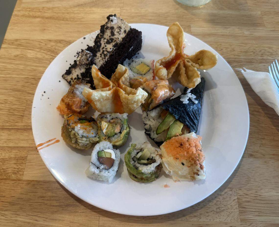 Sushi and more is served at 69 Sushi, in the former Top Soup Yunnan space.