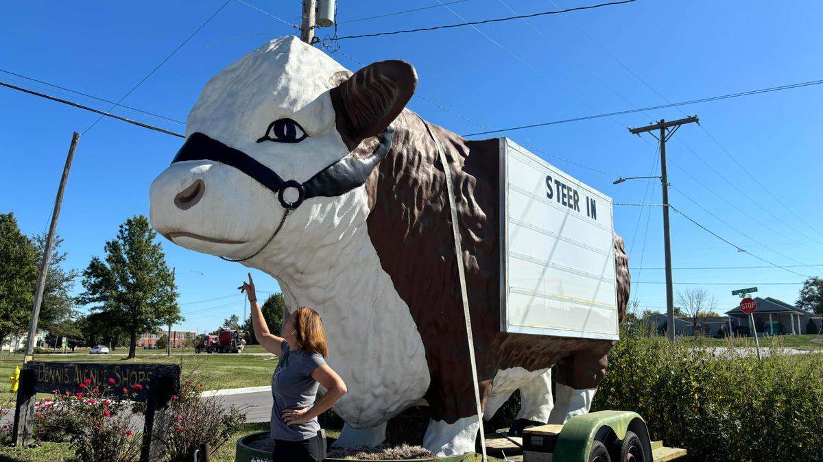 Sir Loin has spent the last two years at the Dennis Avenue Shops off Highway 7 in Olathe.