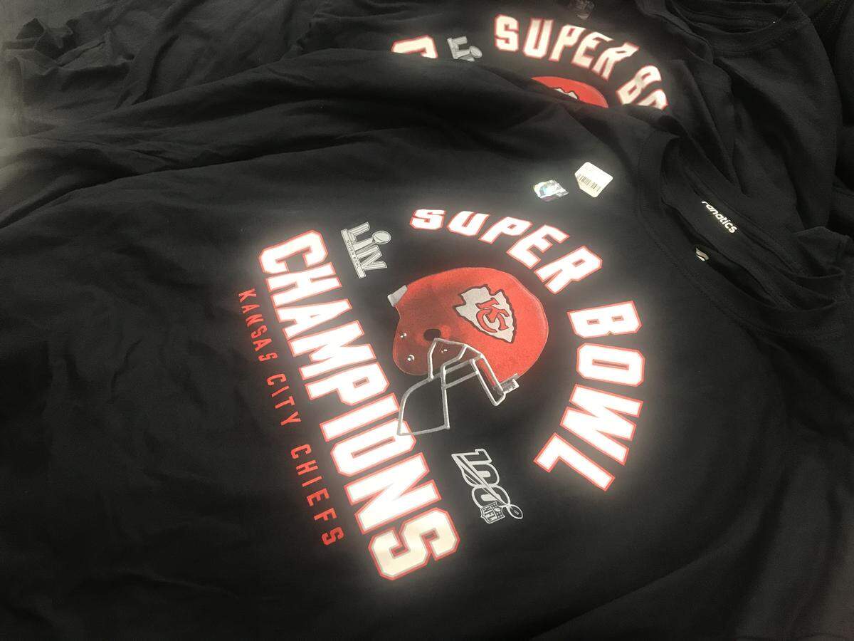 Super Bowl LIV Champions Interception Long Sleeve T-shirt.