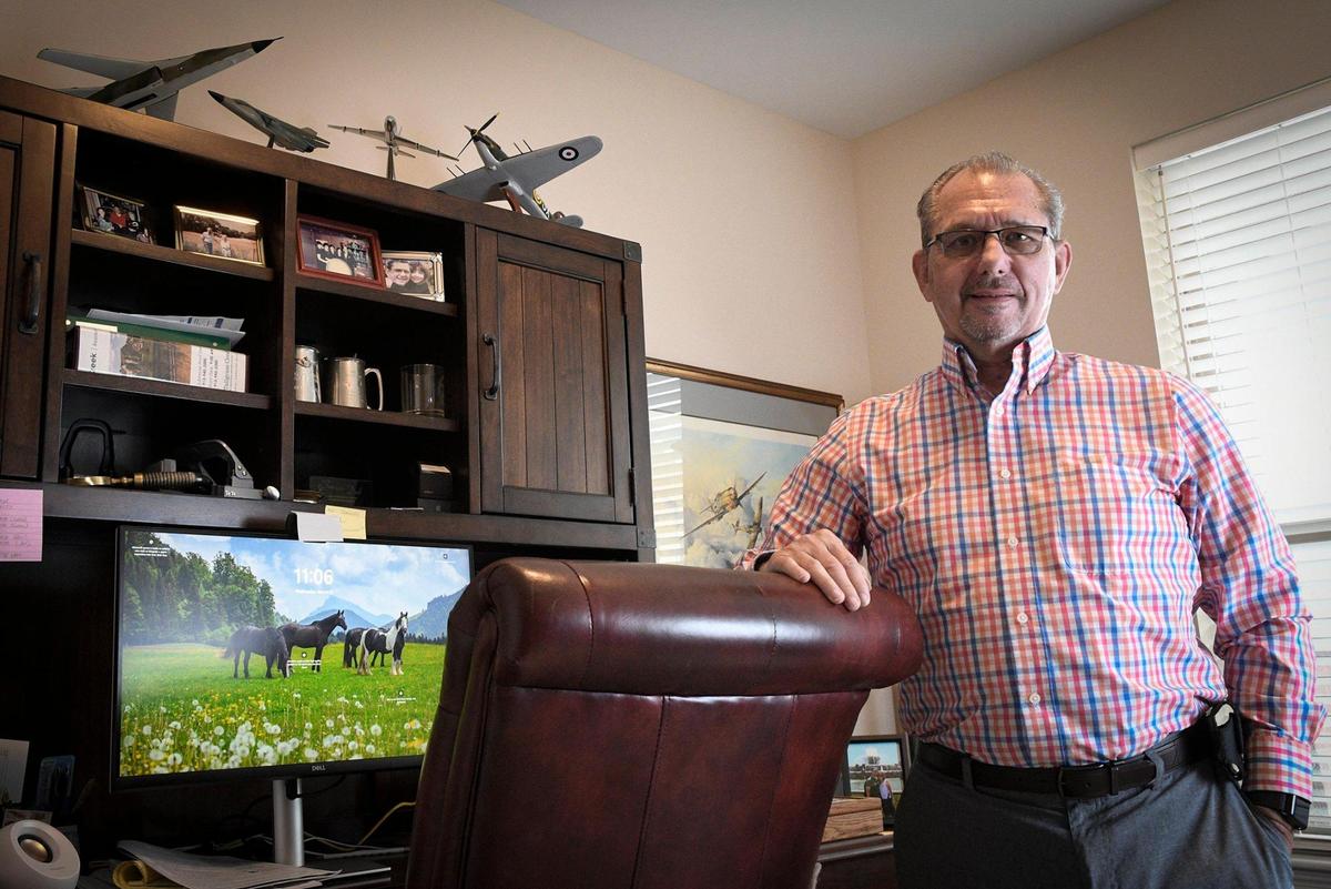 Robert Perry, a retired Air Force fighter pilot, was recently diagnosed with mild cognitive impairment. With support from his family, Perry is navigating his condition and relinquishing some duties, like driving, to his wife Nancy. Perry now has his wife double check all of his financial bookkeeping details for accuracy.