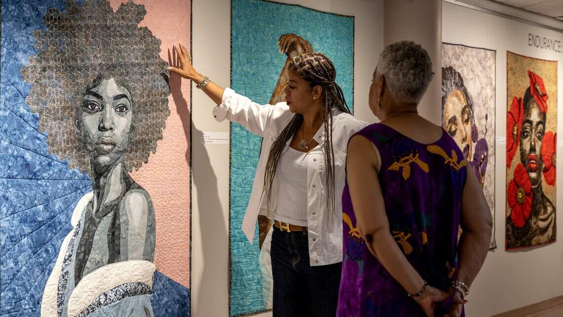 This KC artist is turning quilts into portraits of Black beauty and identity