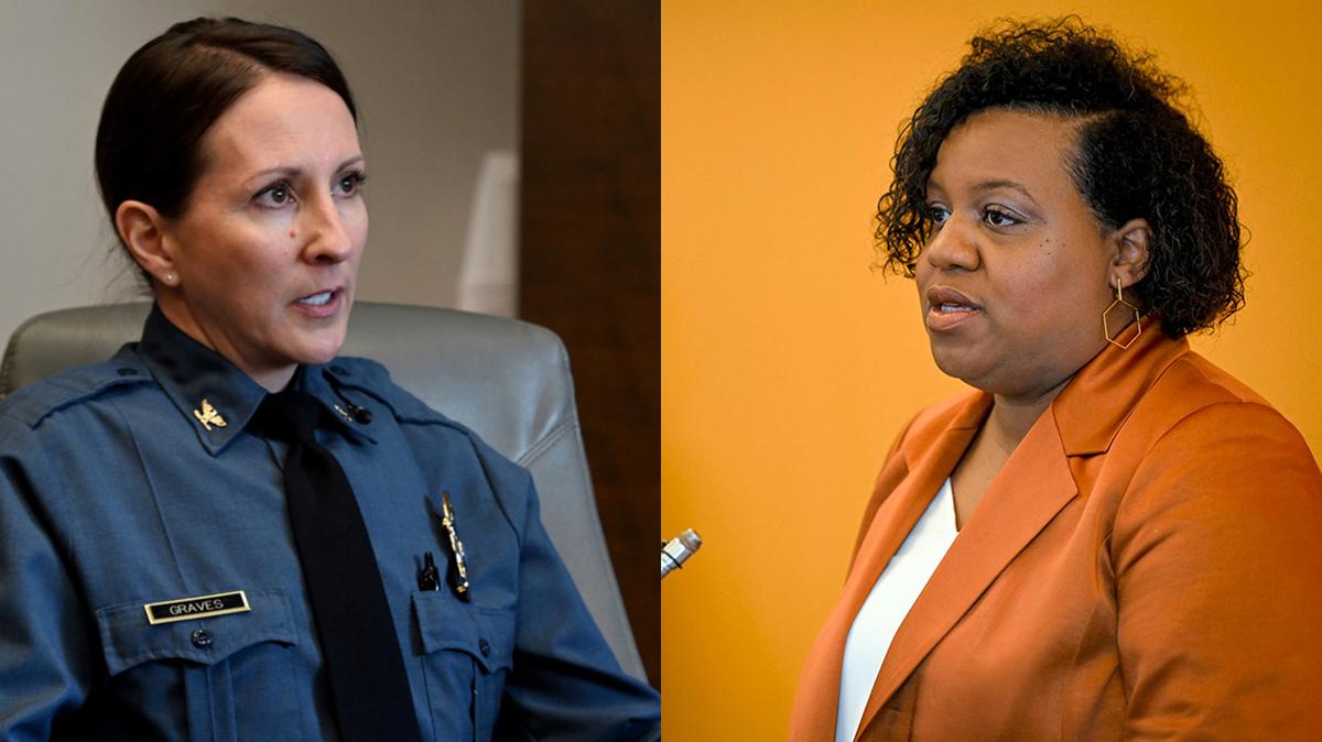 Police Chief Stacey Graves called out city leaders for questioning the department’s handling of the shooting. Melissa Robinson feels singled out.