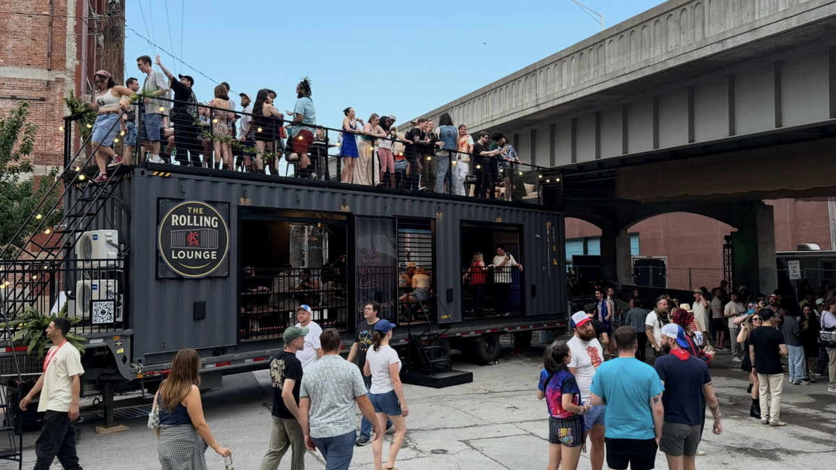 Rolling Lounge in the West Bottoms during Fourth of July weekend.