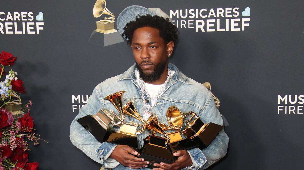 Kendrick Lamar was the big winner at the Grammys.