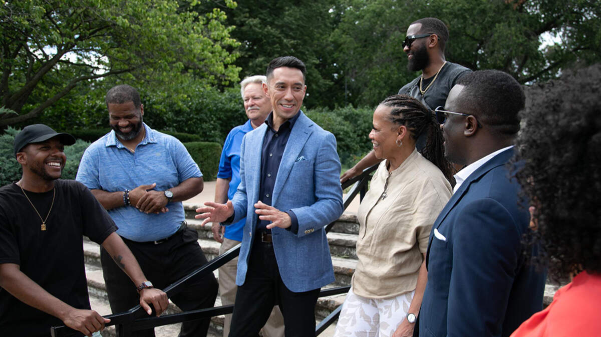 The Missouri Senate candidate knows the importance of showing up to keep things moving, just like his parents did.