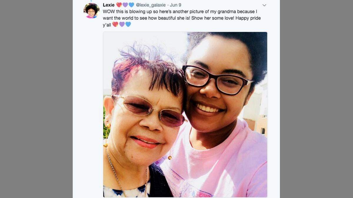 Old Dominion University senior Lexie Nobrega shared a photo of her grandmother ironing Nobrega's pride flag and shared it on Twitter. People have been touched by the simple act of love and acceptance.