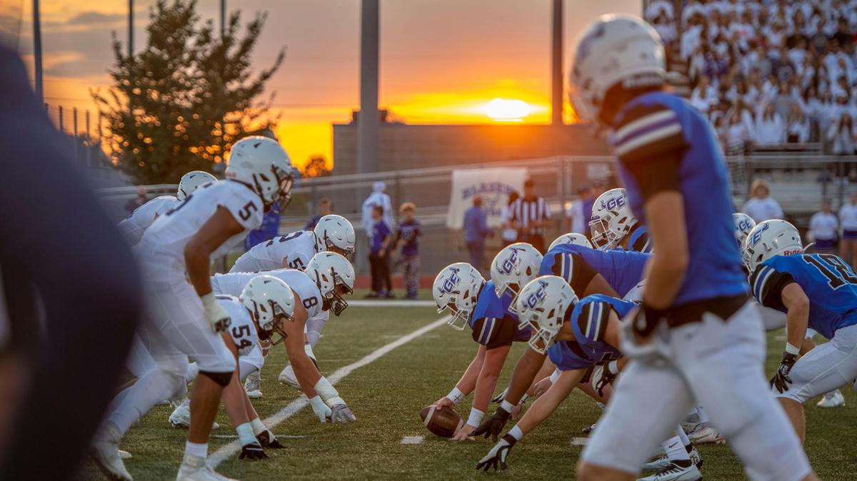 Gardner Edgerton, on the right, played host to the Mill Valley Jaguars Friday night in the Trailblazers’ homecoming game at Gardner Edgerton Stadium in Gardner, Kan.