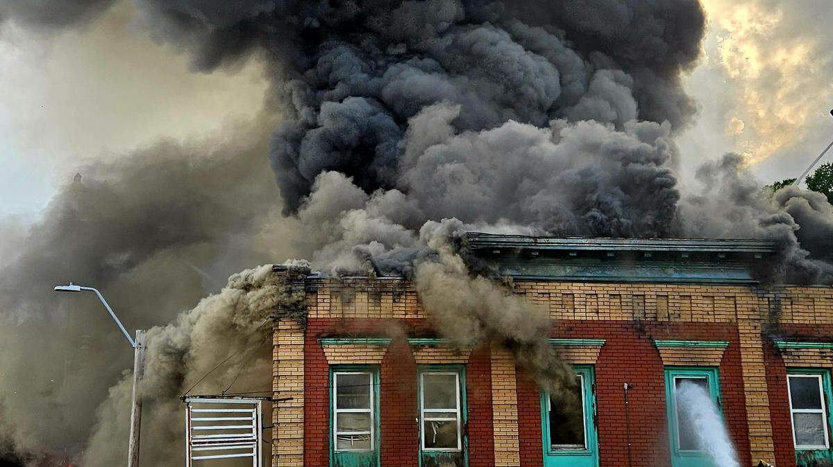 The Green Duck Tavern, a Kansas City landmark on Prospect, was left heavily damaged after a Sunday evening fire. Investigators are working to determine the cause.