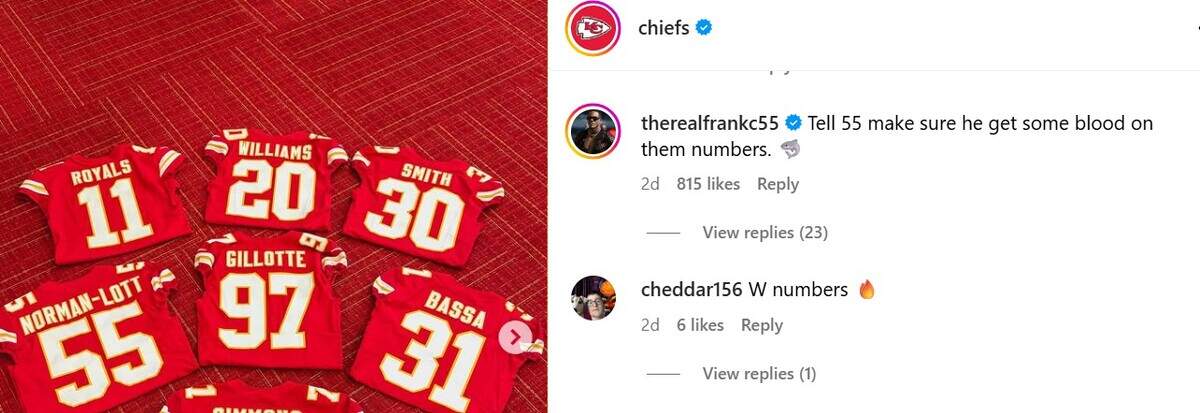 Frank Clark wants to see blood on the jersey of new Chiefs defensive lineman Omarr Norman-Lott.