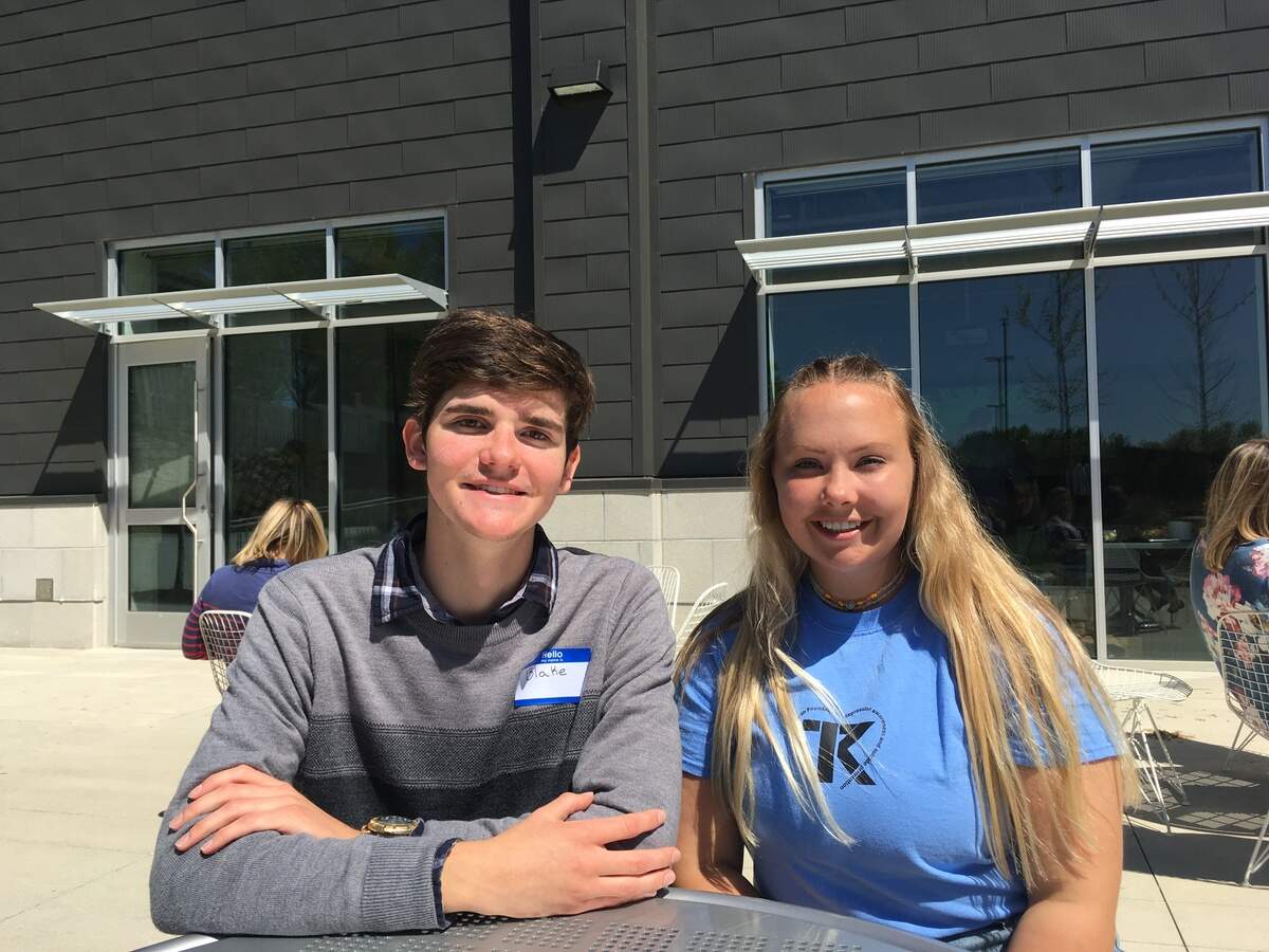 Gardner-Edgerton High School senior Blake Burns and Shawnee Mission West High School senior Mary Beth Karlin are part of a group of teens working to end the stigma around talking about suicide and mental health.
