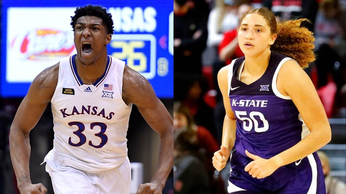 A pair of seniors, Kansas’ David McCormack and Kansas State’s Ayoka Lee, are the Big 12 men’s and women’s basketball scholar-athletes of the year, respectively.