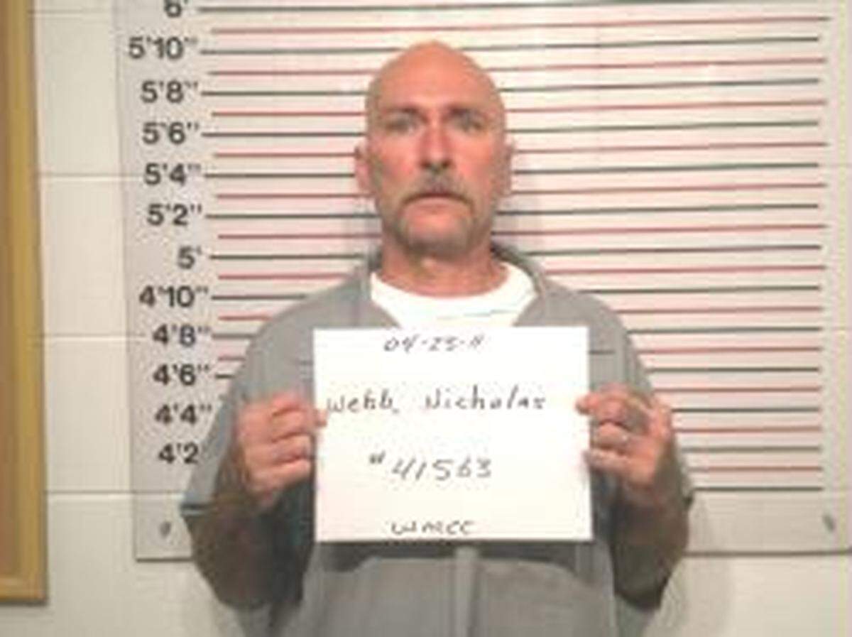 Nicholas Webb was released from prison in Missouri in July after serving time for murder and parole violations.