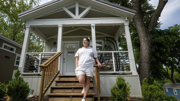 KCK tiny houses provide stability after life in the streets. They’re building more
