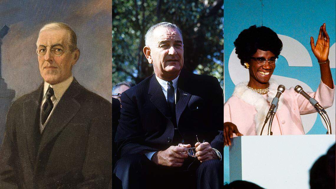 As Woodrow Wilson, LBJ and Shirley Chisholm teach us, these aren’t uncharted historic waters.