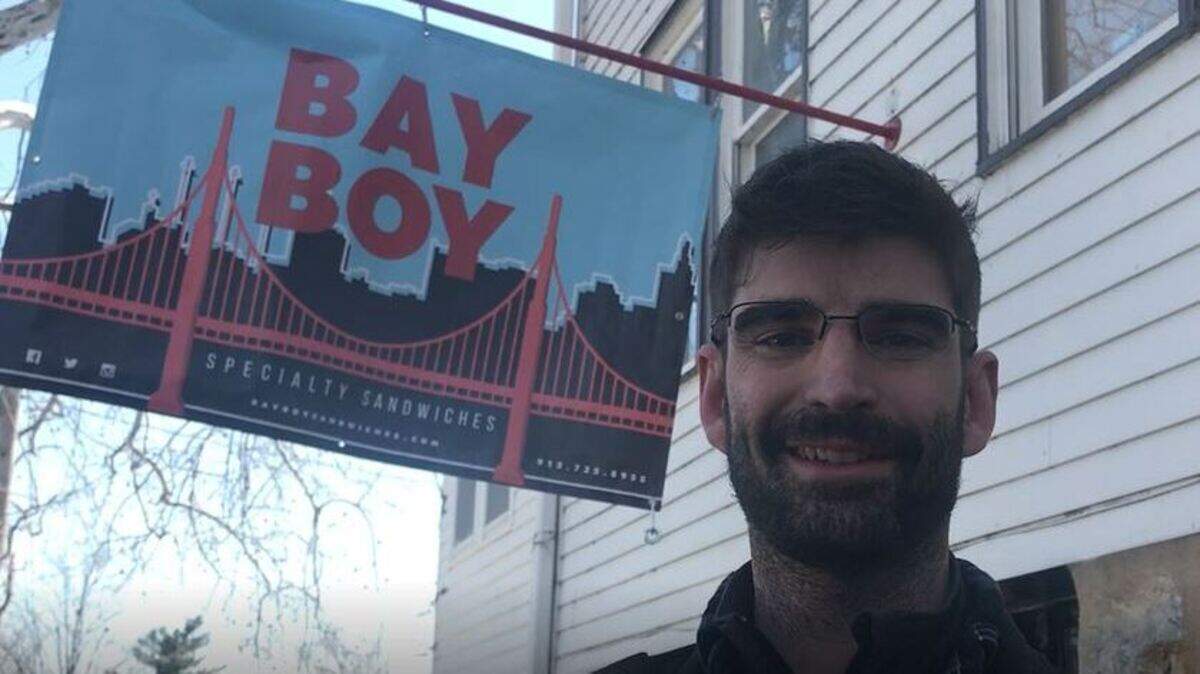 Jake Wilson is a partner with Julian Garcia in the new Bay Boy Specialty Sandwiches.