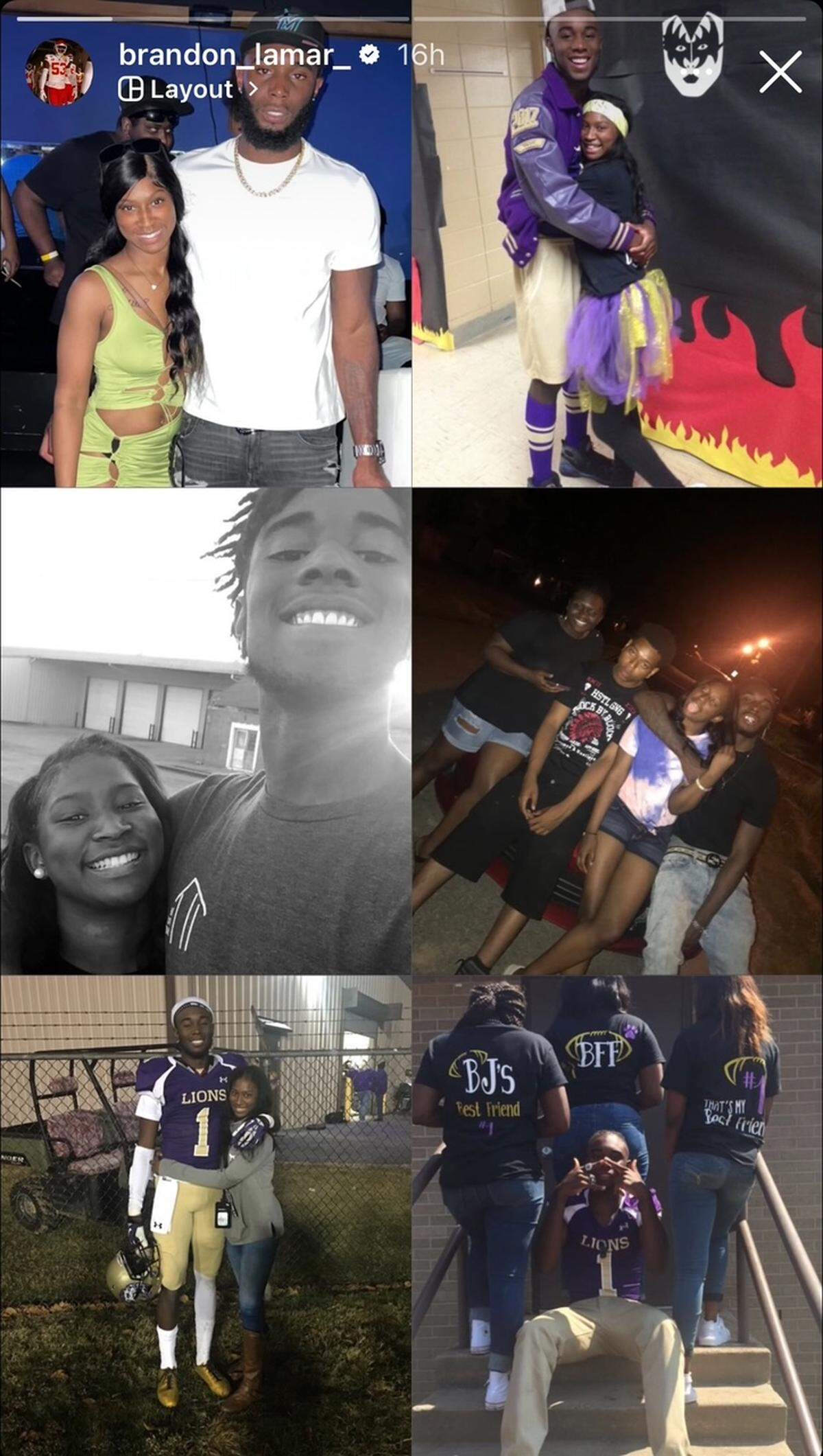 Photos of B.J. Thompson and Tatayana Penister
