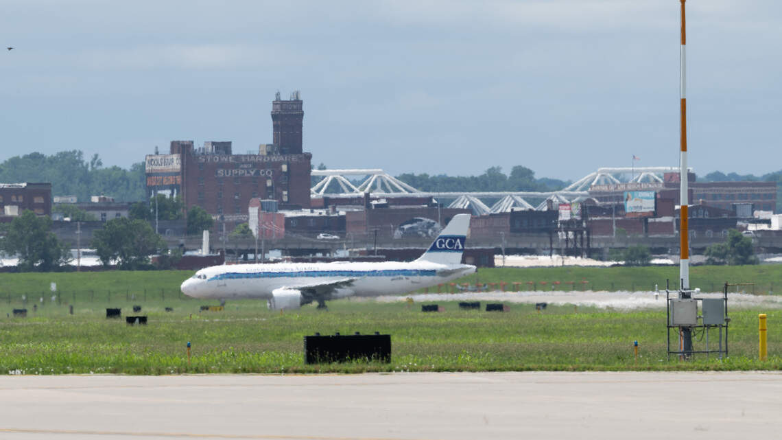 Watch England's arrival in Kansas City to make base camp for the World Cup