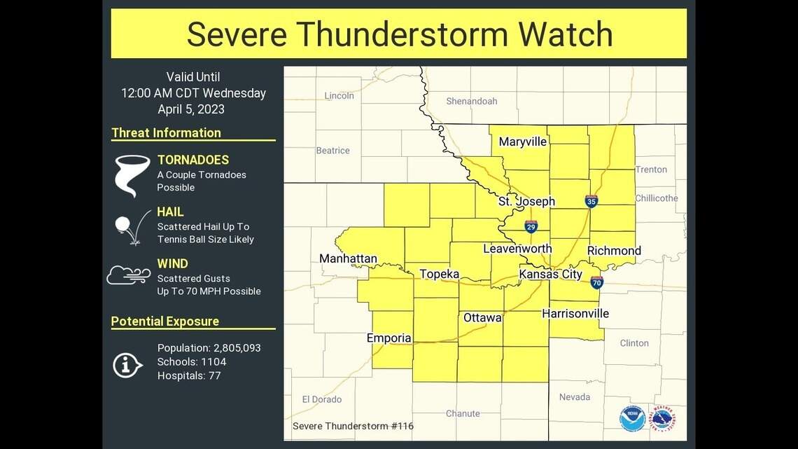 Kansas City weather: Severe thunderstorm watch in effect | Kansas City Star