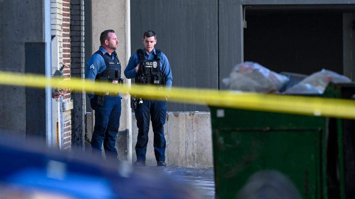 Kansas City police officers were on scene in an alley near 10th Street and Grand Boulevard where the body of child believed to be under 12-year-old was found dead on Monday, Nov. 27, 2023, in downtown Kansas City. The police are investigating the incident as a suspicious death.