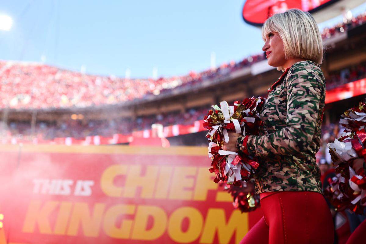 The Chiefs Cheer team performs at every home game, and will travel with the team to New Orleans if they make it to the Super Bowl again this year.