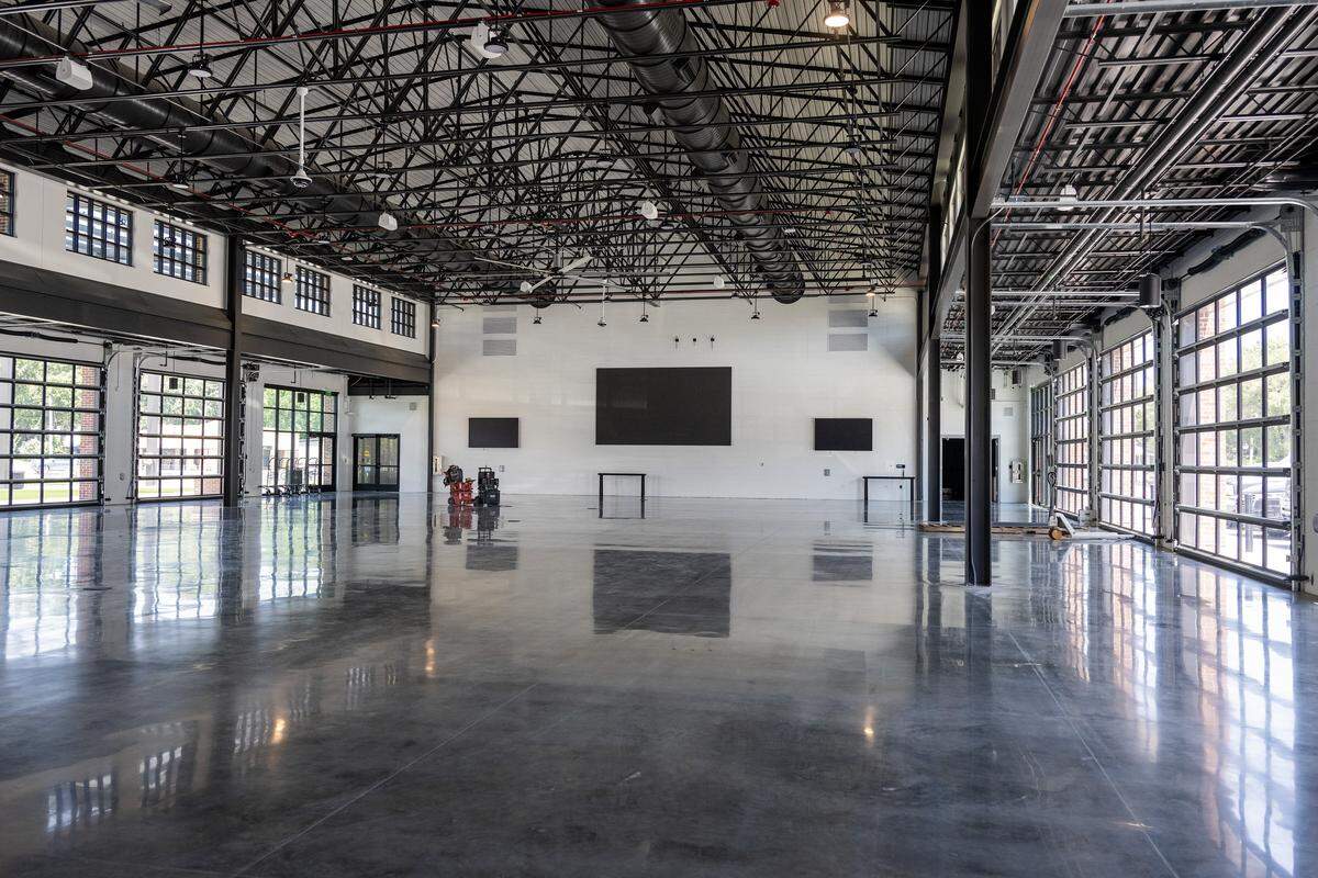 The indoor pavilion at the Green Street development is pictured on Tuesday, Aug. 5, 2025, in Lee's Summit.