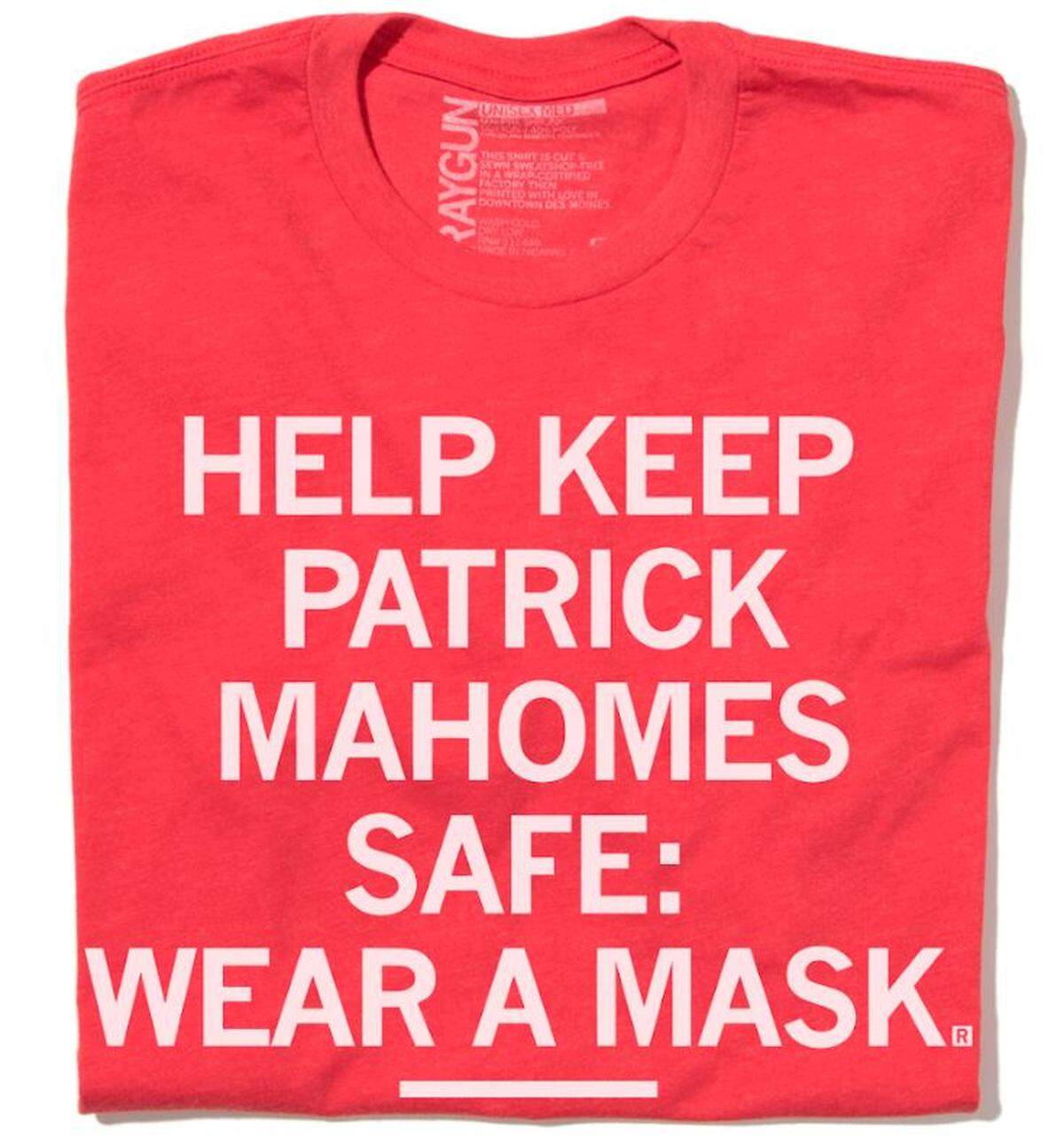 Raygun has a new Patrick Mahomes-inspired T-shirt.
