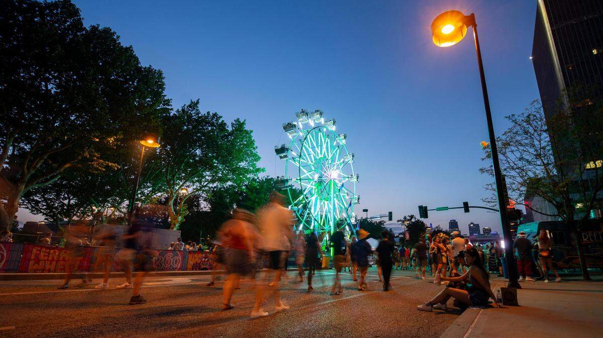 Attendees of Boulevardia filled the streets at Crown Center, Saturday, June 18, 2022, in Kansas City.