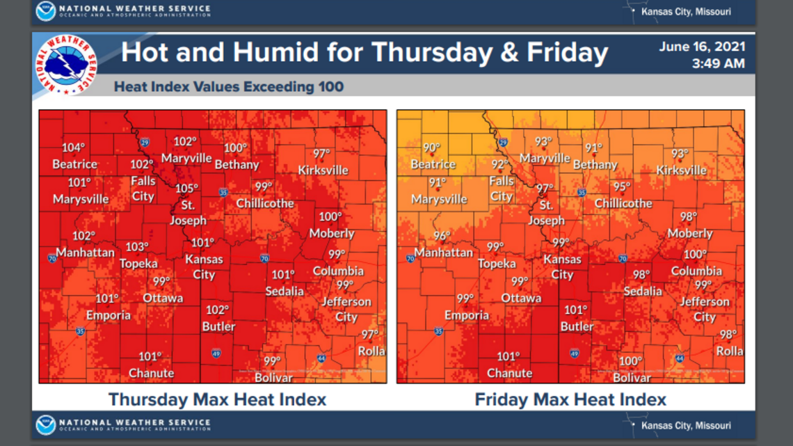 Kansas City weather: Hot temps and air quality alert issued | Kansas ...