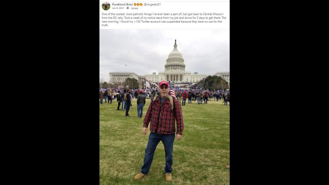 Brian Scott McGee, a Missouri military veteran and former Federal Aviation Administration employee, has been sentenced in federal court for his role in the Capitol riot.