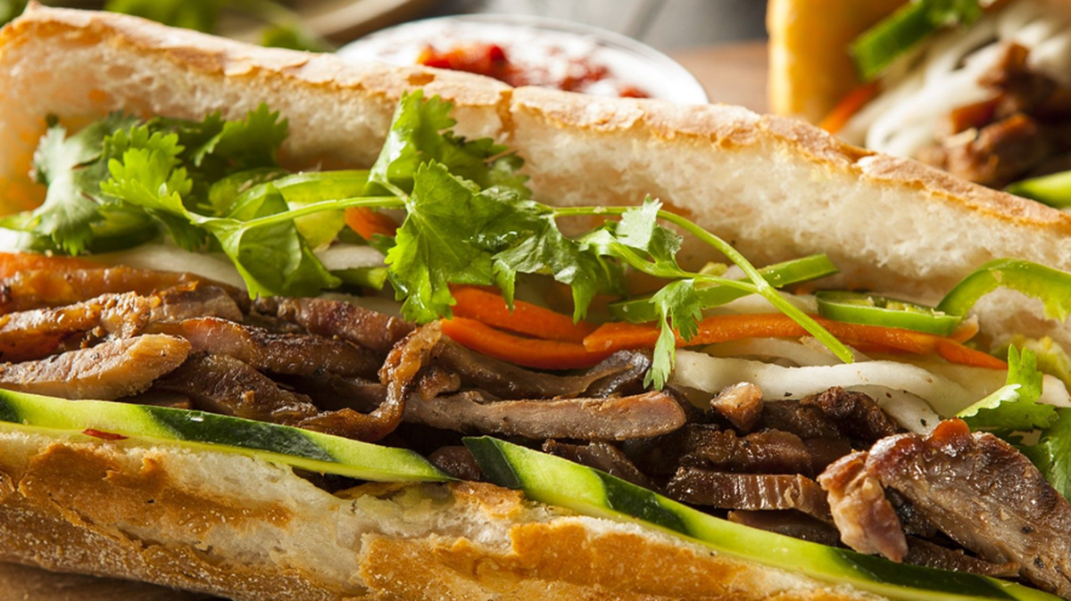The banh mi at Paris Banh Mi, which opens Saturday in Westport.