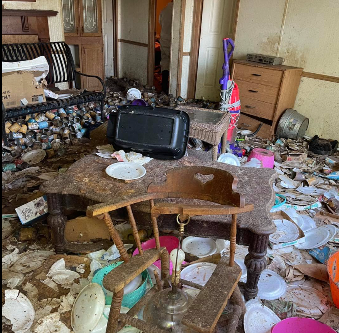 Conditions at the property were “deplorable,” rescue workers said.