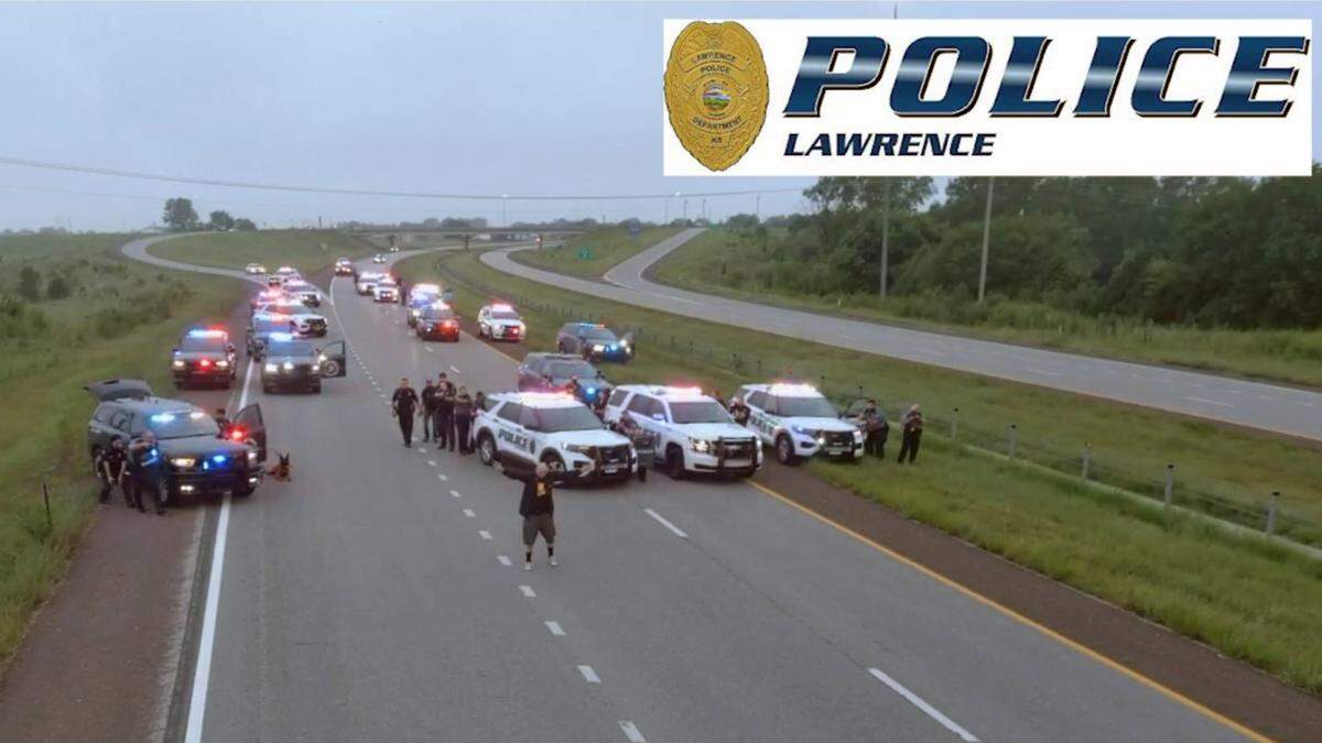A “very dangerous suspect” in a double homicide fired at police several times during a dramatic high speed chase through Lawrence, video from the incident shows. The Lawrence Police Department released the video in response to requests for dash and body camera video of the July 31 pursuit ending in the arrest of 51-year-old Rodney E. Marshall of Lawrence.