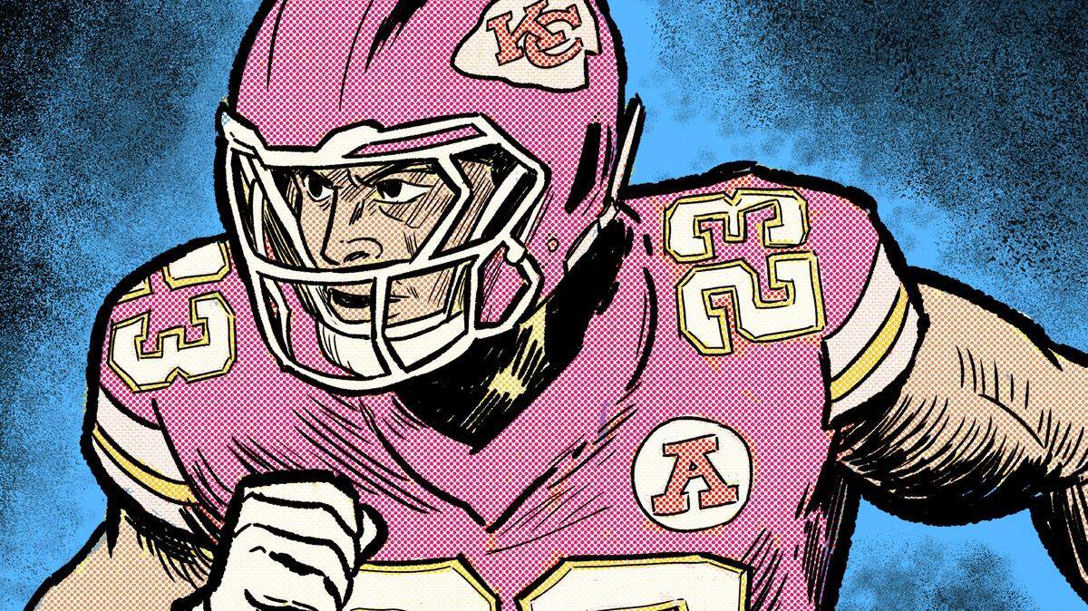 Illustration of Chiefs linebacker Drue Tranquill