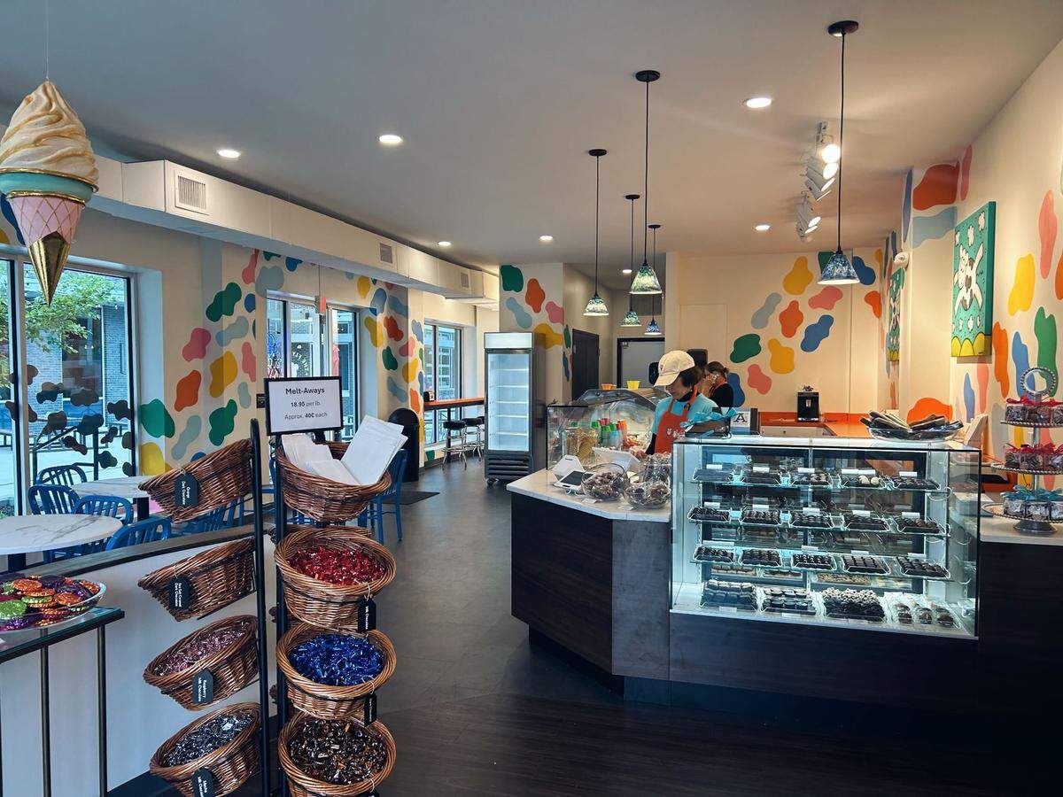 The downtown Overland Park shop sells chocolates and gelato.