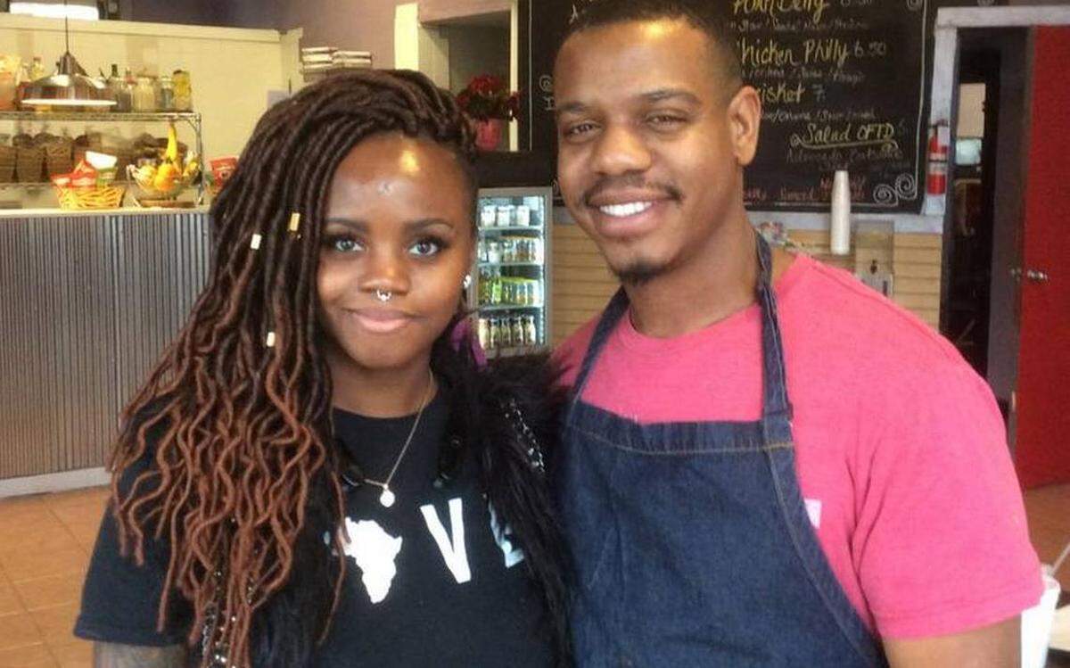 Justin and Rashaun Clark, owners of Urban Cafe.