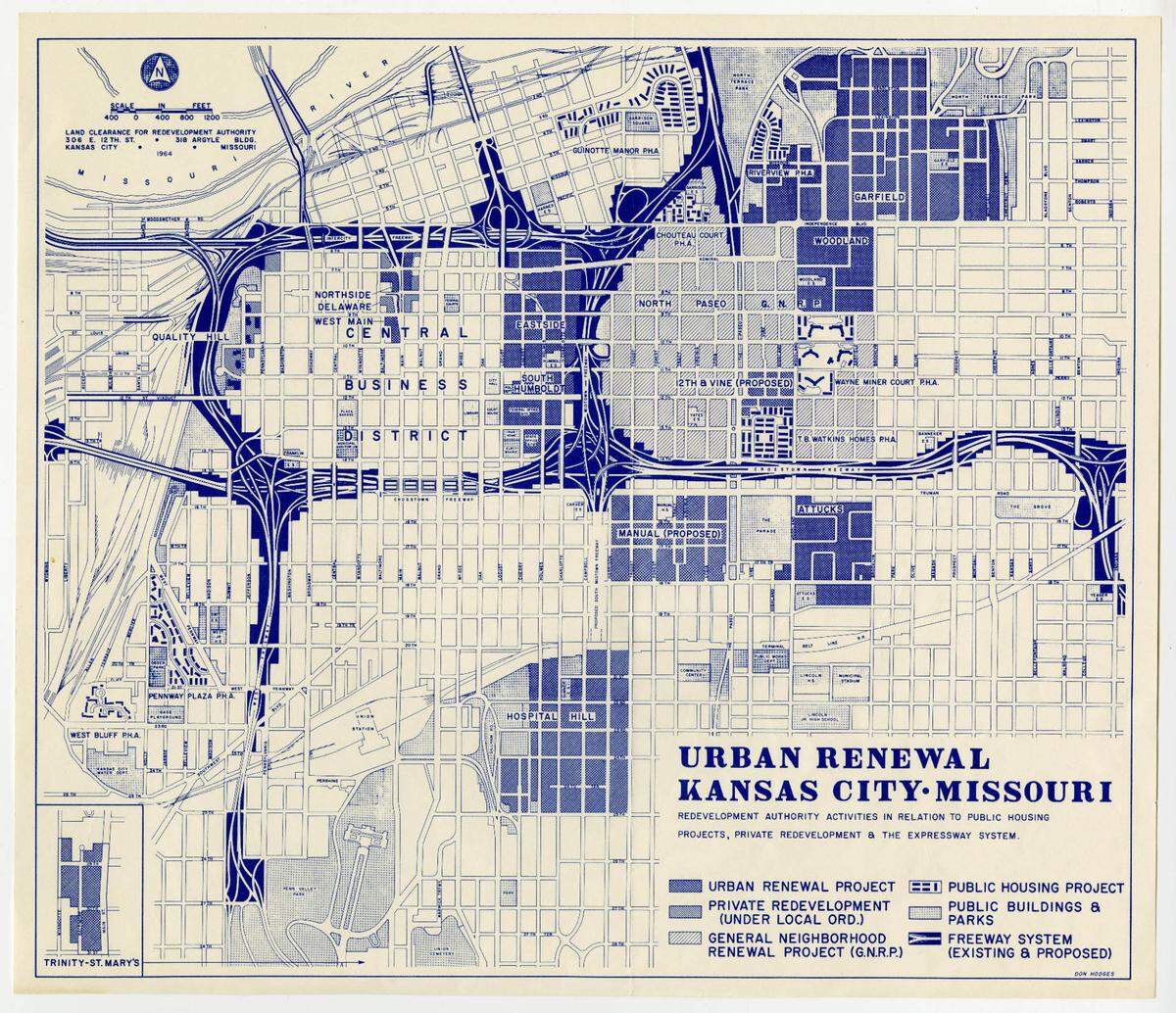 Urban Renewal: Kansas City, Missouri, 1960.