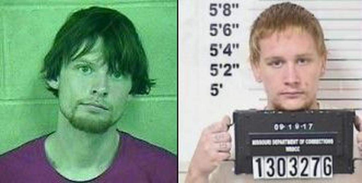 William H. York (left) and Tristen W. Bishop are charged in connection with the fatal shooting of Abigail Edwards. They both have been charged with unlawful use of a weapon, a felony.